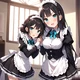 Twin maids