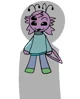 Berry the axolotl