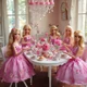 Barbie tea party