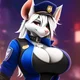 Furry police girl