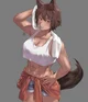 Nonchalant Dog Girl