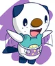 A diapered Oshawott