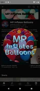 MP inflates balloons