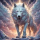 Colossal divine wolf