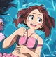 Ochako Uraraka Beach
