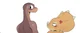 Littlefoot and Cera