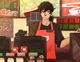002 Cute cashier boy