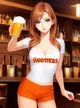 Sleepy Hooters Girl