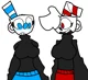 Cupgirl and Mugwoman