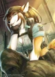 Military furry gal