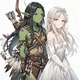 Elf and goblin