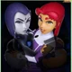 Starfire and Raven 