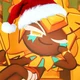 Golden cheese cookie