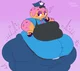 Fat Donut Cop Lady