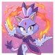 Blaze the cat novia