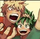 Izuku and Katsuki 