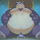 Purple snorlax