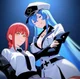 Makima y Esdeath 