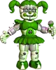 Green circus baby