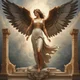 Winged patron goddes