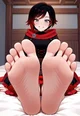 Ruby Rose feet