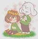 Chara and Asriel