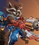 Rocket raccoon rival