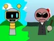 Funbot and skelly