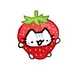 Strawberry cat