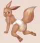 A Diapered Eevee