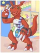 A Diapered Guilmon