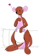 A diapered Kanga