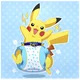 A Diapered Pikachu
