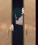 Girl in closet