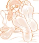 Inkling girl feet
