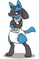 Diapered Lucario