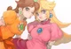 Peach and Daisy 