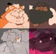 4 chubby furry men