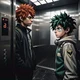 Bakugou y Deku 