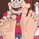 Mabel pines Feet