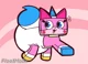 A Diapered Unikitty