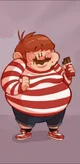 Obese American Boy