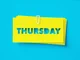 Thursday
