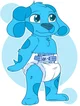A Diapered Blue