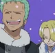Sanji y Zoro 