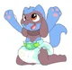 A Diapered Riolu