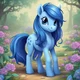 Blueberry Pony Girl 