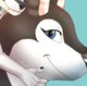Inflatable husky 