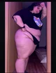Fat goth girl