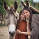 Donkey girl